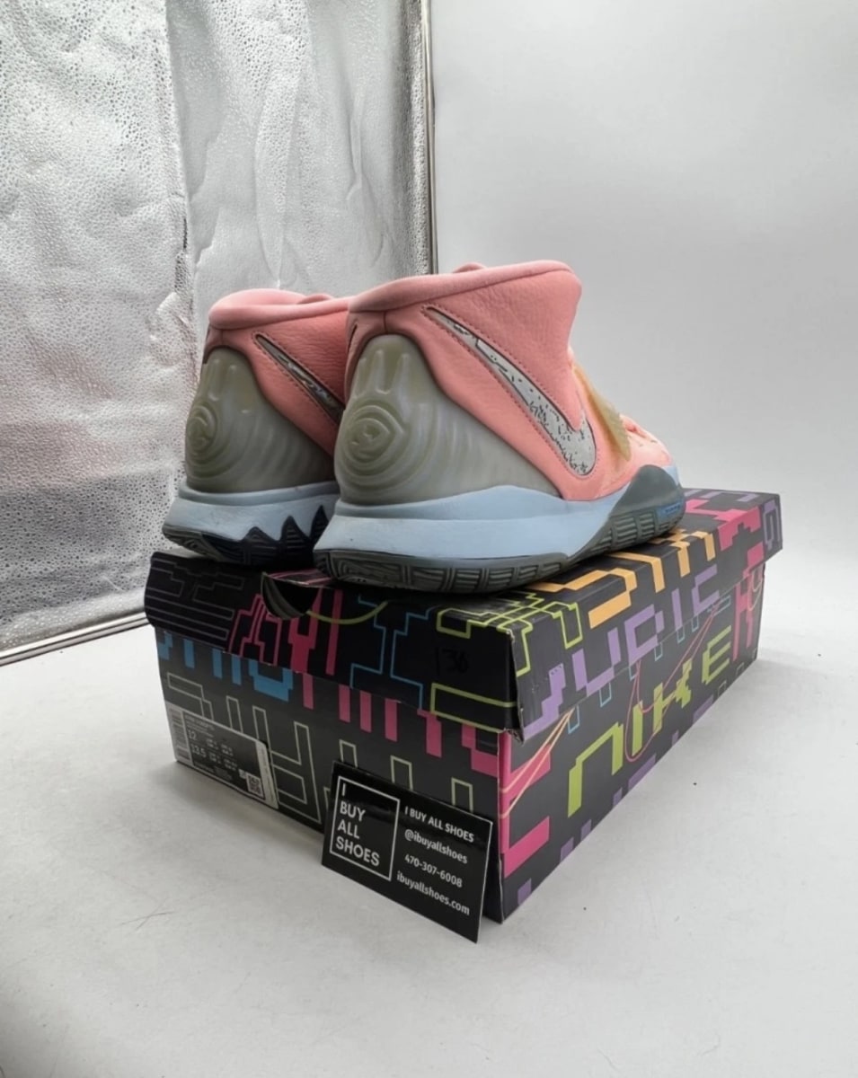 Nike Kyrie 6 Concepts Khepri (Regular Box) 12 (Lightly Worn Pre-Owned)NikePink Tint/Guava Ice - Image 6