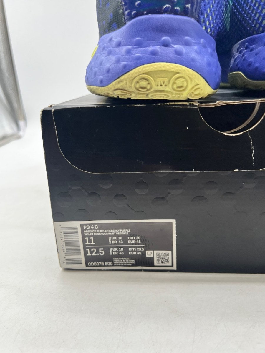 Nike PG 4 Gatorade 11 (Lightly Worn Pre-Owned)NikeRegency Purple/Barely Volt-Total Orange-Regency Purple - Image 3