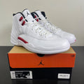 Jordan 12 Retro Twist 11 (Moderately Worn Pre-Owned)JordanWhite/Black-University Red - Image 1