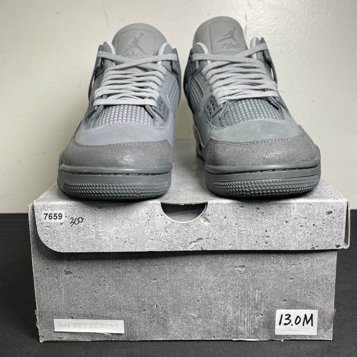 Jordan 4 Retro SE Paris Olympics Wet Cement (Size 13) - Image 2