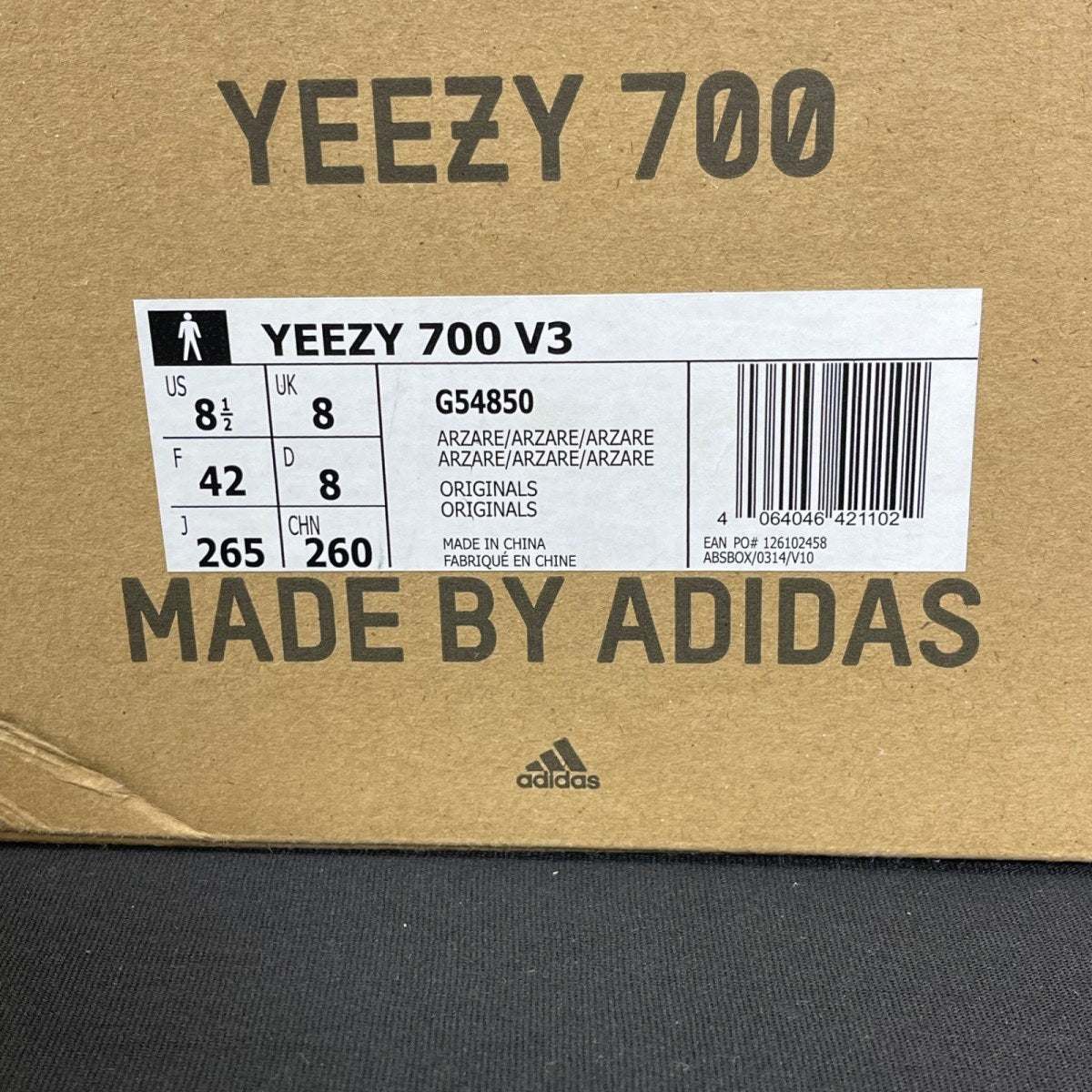 adidas Yeezy 700 V3 Arzareth 8.5 (Moderately Worn Pre-Owned)adidasAzareth/Azareth/Azareth - Image 7