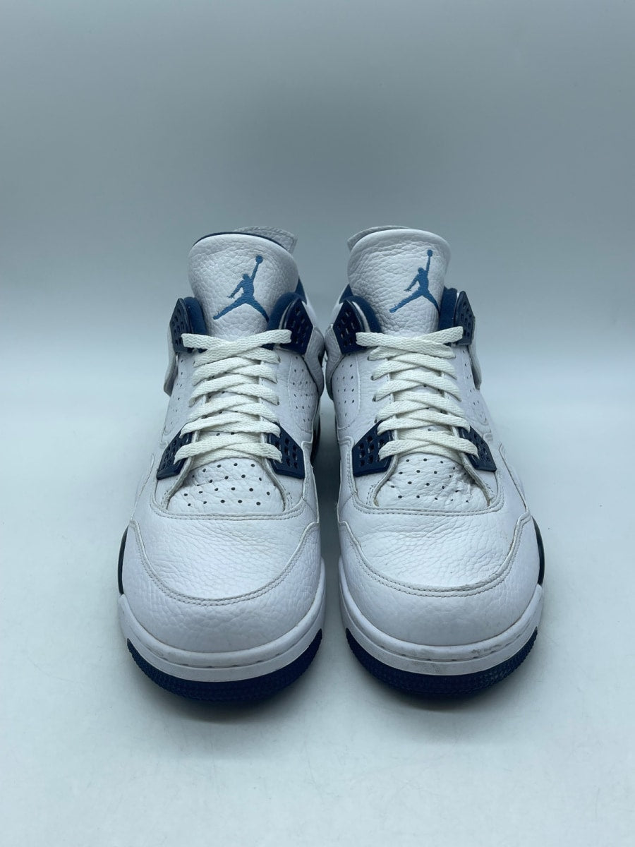 Jordan 4 Retro Columbia (2015) 13 (Moderately Worn Pre-Owned)JordanWhite/Legend Blue-Midnight Navy - Image 2