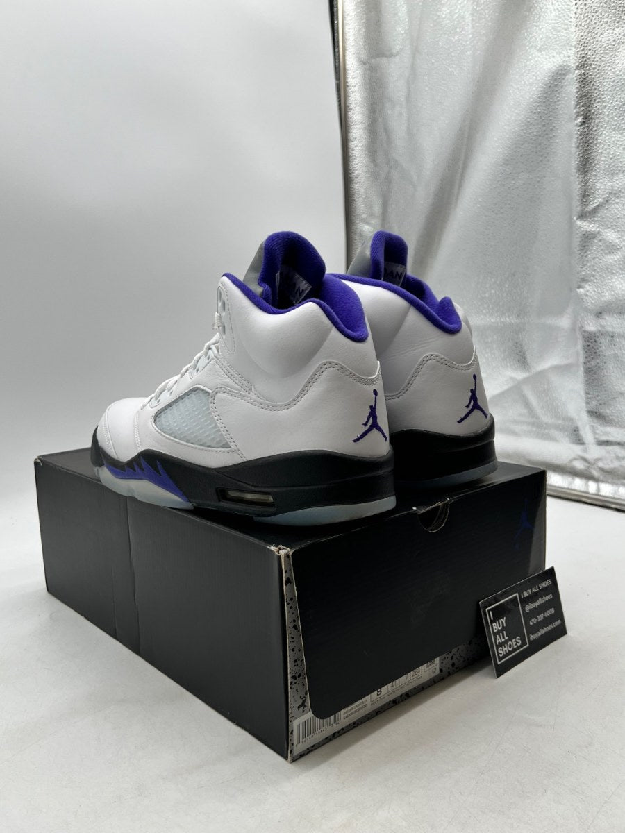 Jordan 5 Retro Dark Concord 8 (Lightly Worn Pre-Owned) - Image 4