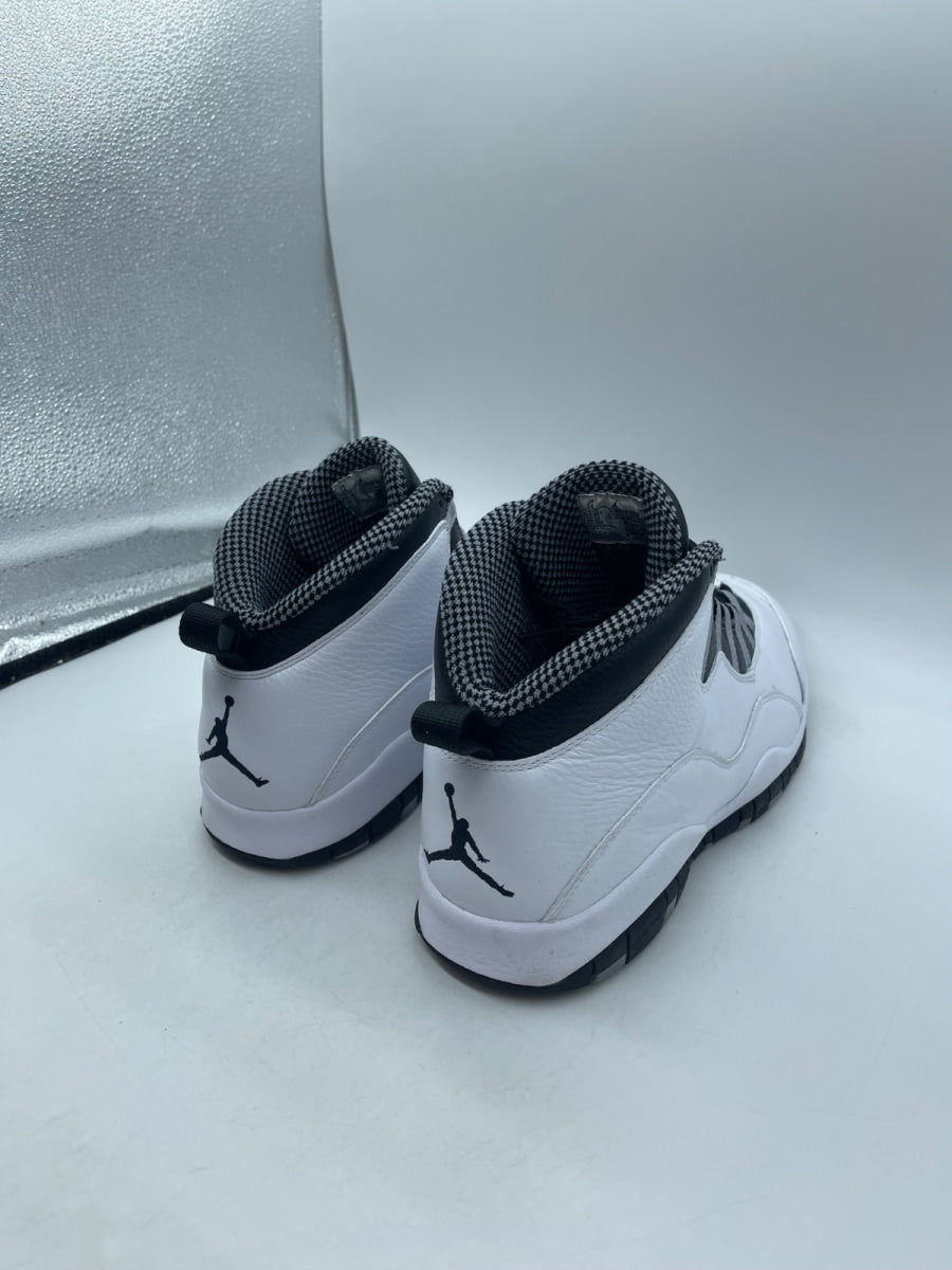 Jordan 10 Retro OG Steel (2025) 14 (Moderately Worn Pre-Owned)JordanWhite/Black-Light Steel Grey - Image 5
