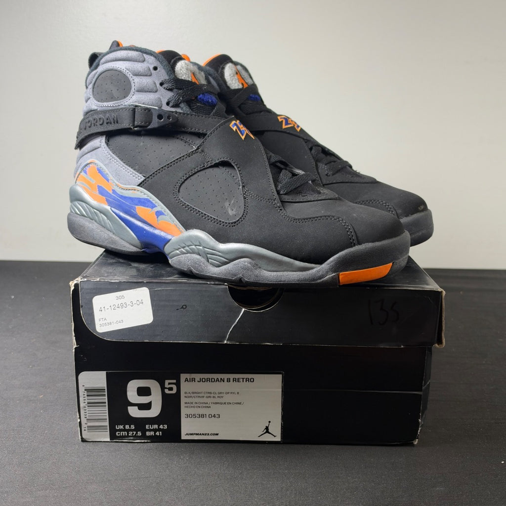 Jordan 8 Retro Phoenix Suns (Size 9.5) - Image 1