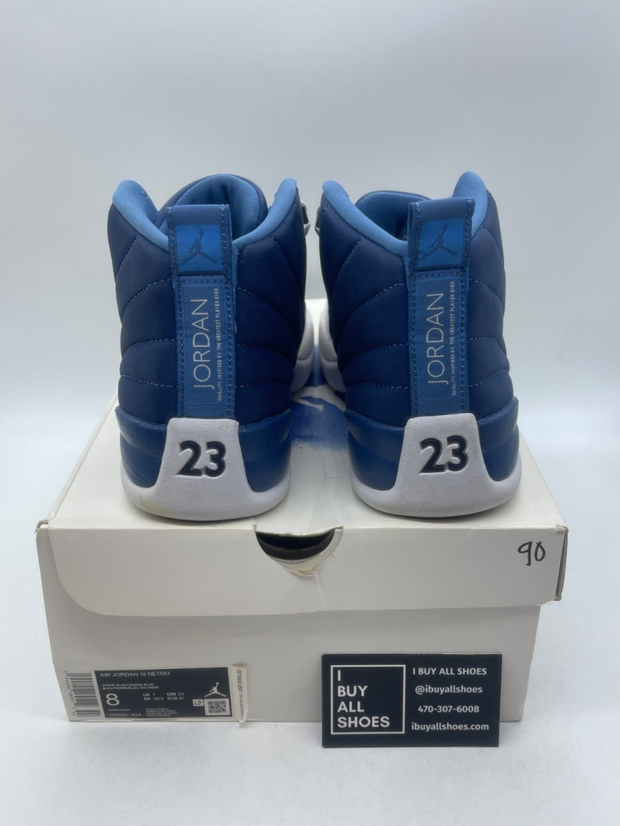 Jordan 12 Retro Indigo 8 (Moderately Worn Pre-Owned) - Image 3