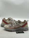 Nike React Element 87 Sail Light Bone 12 (Moderately Worn Pre-Owned) - Image 1