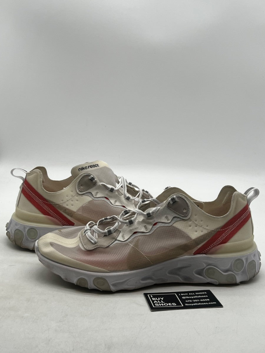 Nike React Element 87 Sail Light Bone 12 (Moderately Worn Pre-Owned) - Image 1