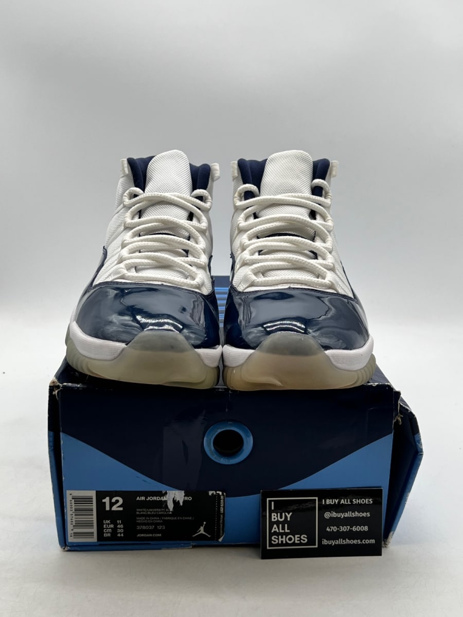 Jordan 11 Retro UNC Win Like 82 12 (Lightly Worn Pre-Owned) - Image 2