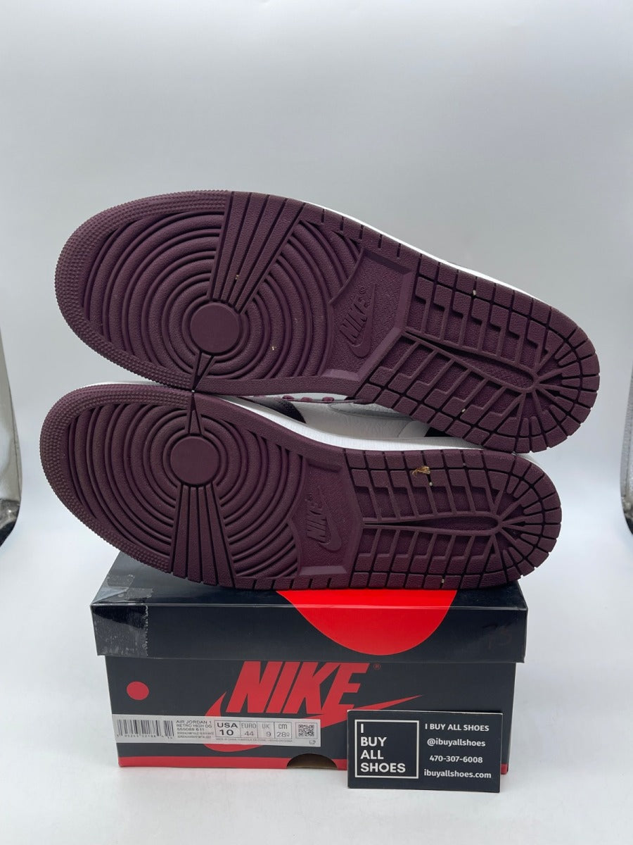Jordan 1 Retro High OG Bordeaux 10 (Moderately Worn Pre-Owned) - Image 7