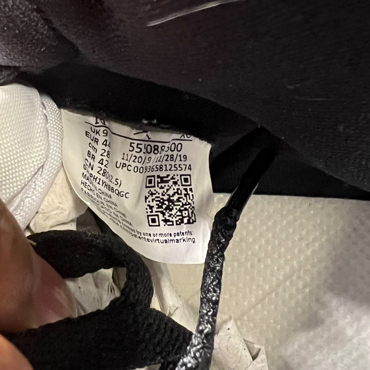 Jordan 1 Retro High Court Purple White 10 (Lightly Worn Pre-Owned)JordanCourt Purple/White-Black - Image 7