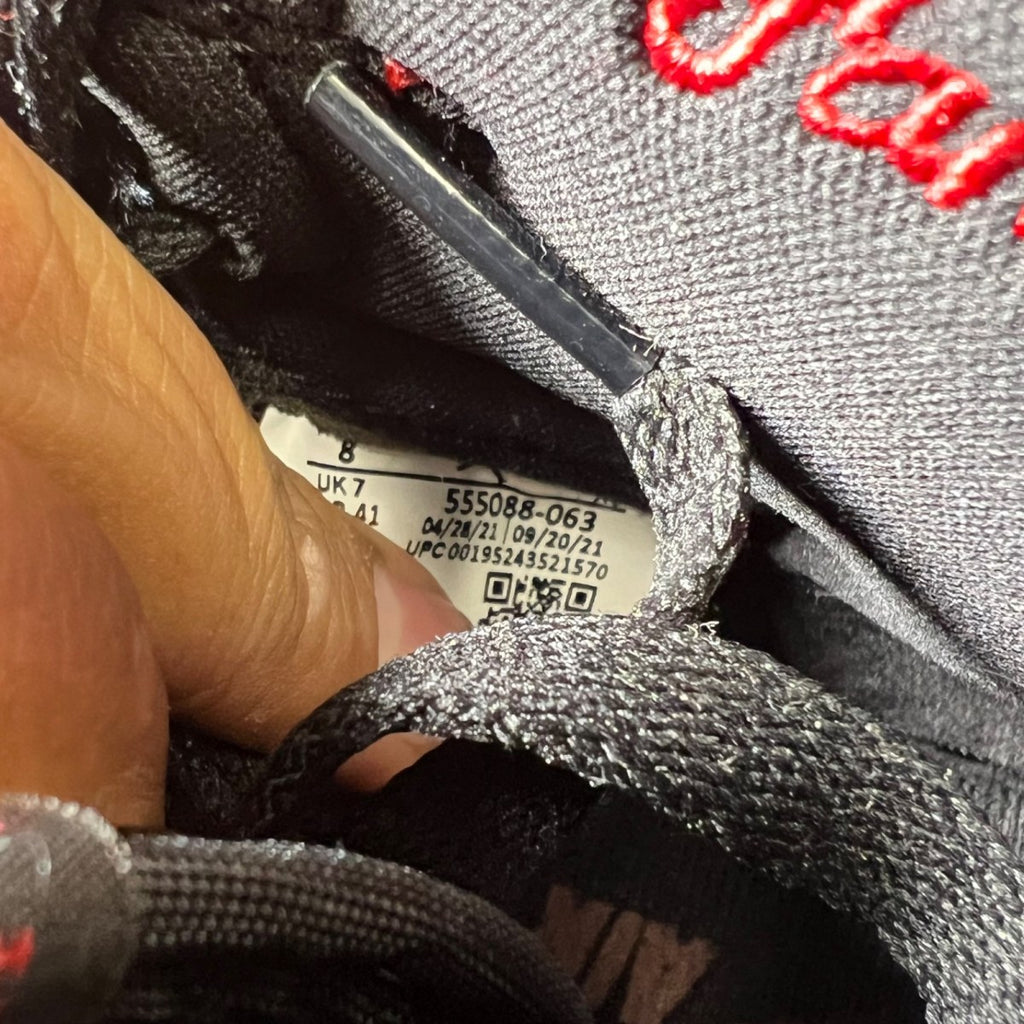 Jordan 1 Retro High OG Patent Bred 8 (Lightly Worn Pre-Owned)JordanBlack/White-Varsity Red - Image 7