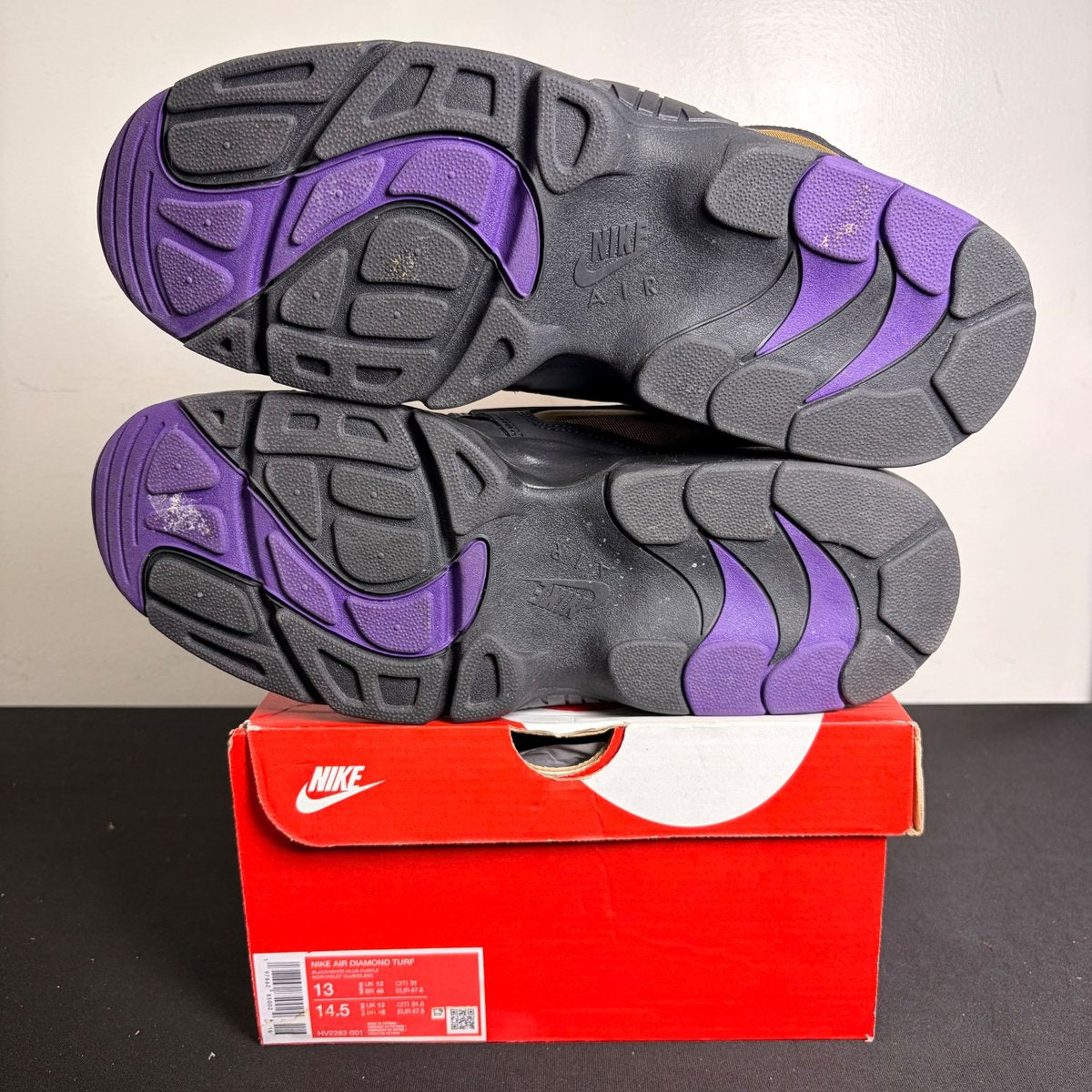 Nike Air Diamond Turf Ravens (2025) (Size 13) - aux
