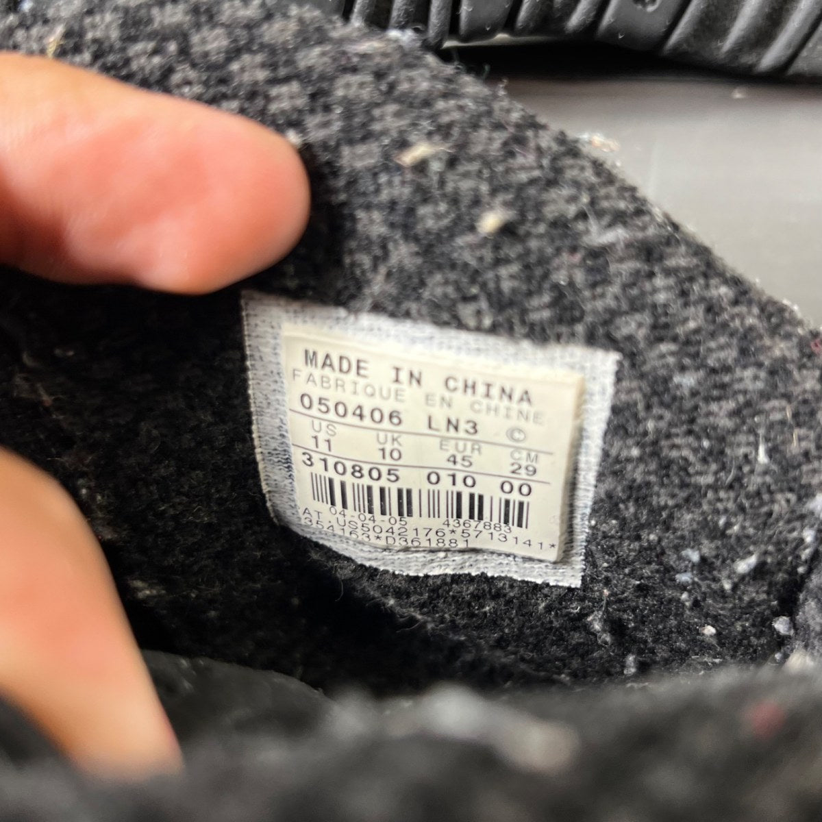 Jordan 10 Retro Blackout 11 (Heavily Worn Pre-Owned)JordanBlack/White - Image 6