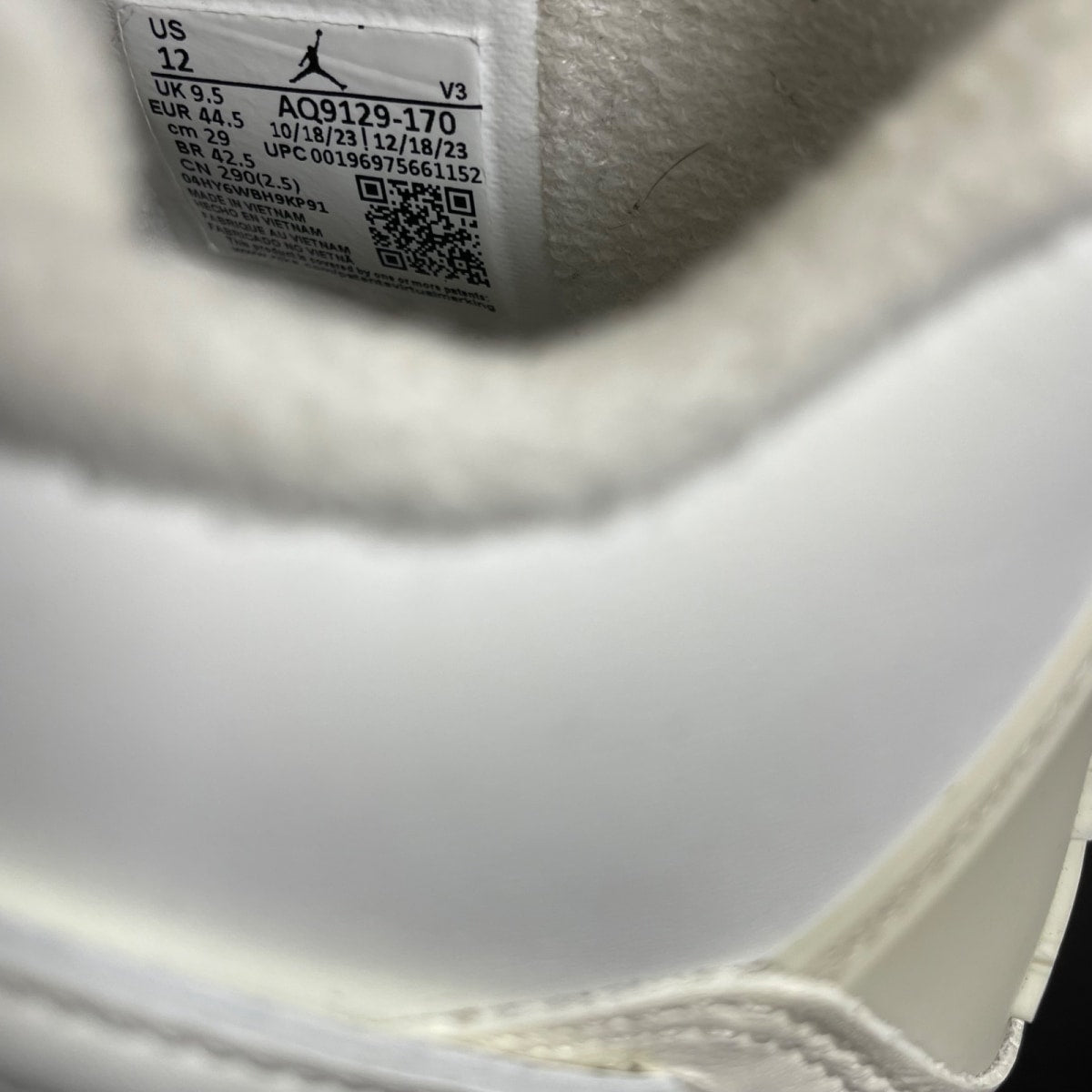 Jordan 4 Retro Metallic Gold (Women's) 12W (Moderately Worn Pre-Owned)JordanSail/Metallic Gold/Black - Image 6