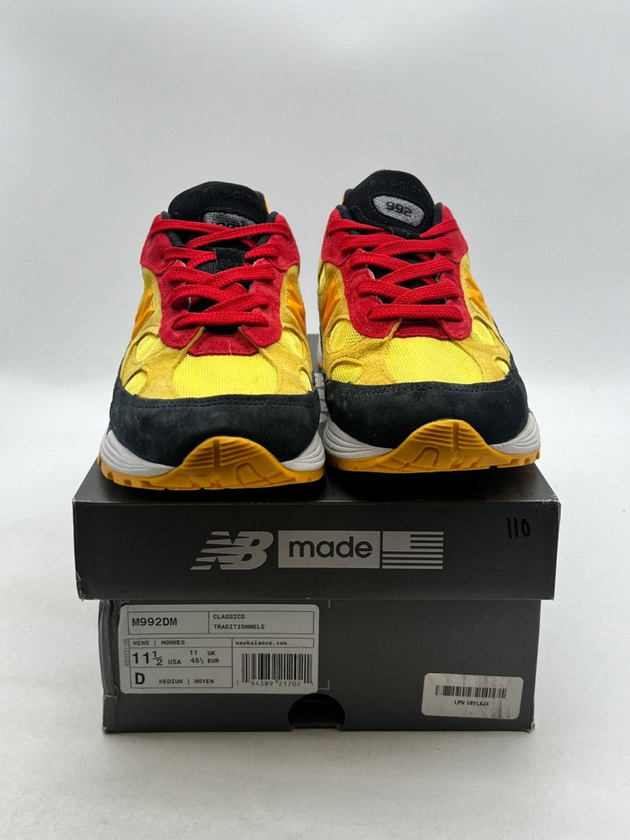 New Balance 992 Yellow Red 11.5 (Lightly Worn Pre-Owned)New BalanceYellow/Black-Red - Image 2