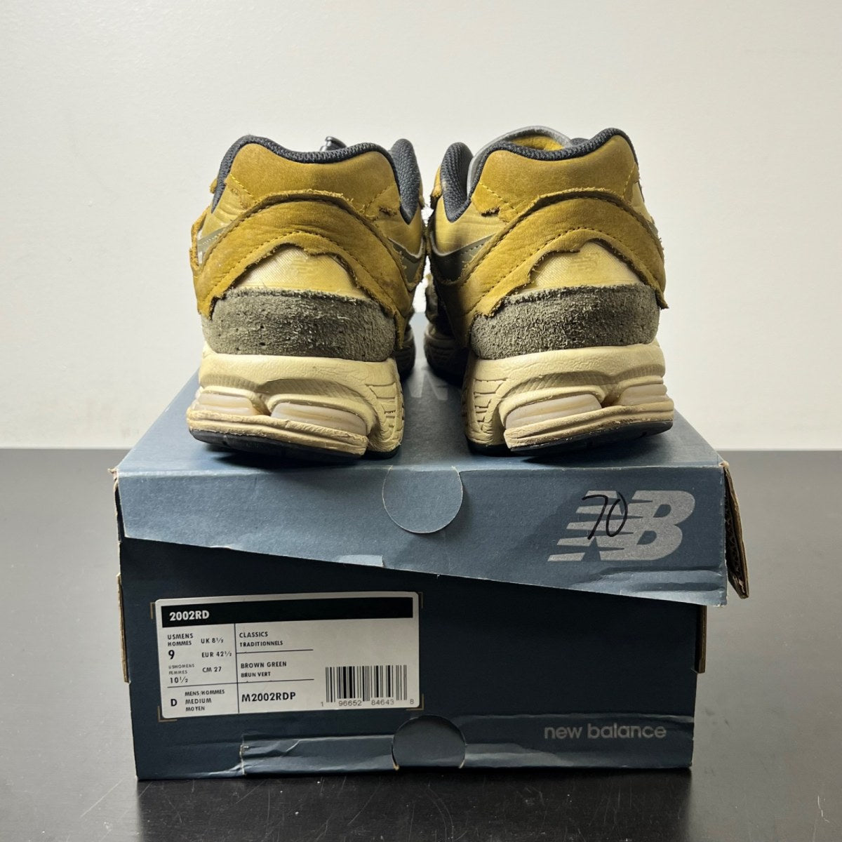 New Balance 2002R Protection Pack High Desert 9 (Moderately Worn Pre-Owned)New BalanceHigh Desert/Dark Moss/Black - Image 4