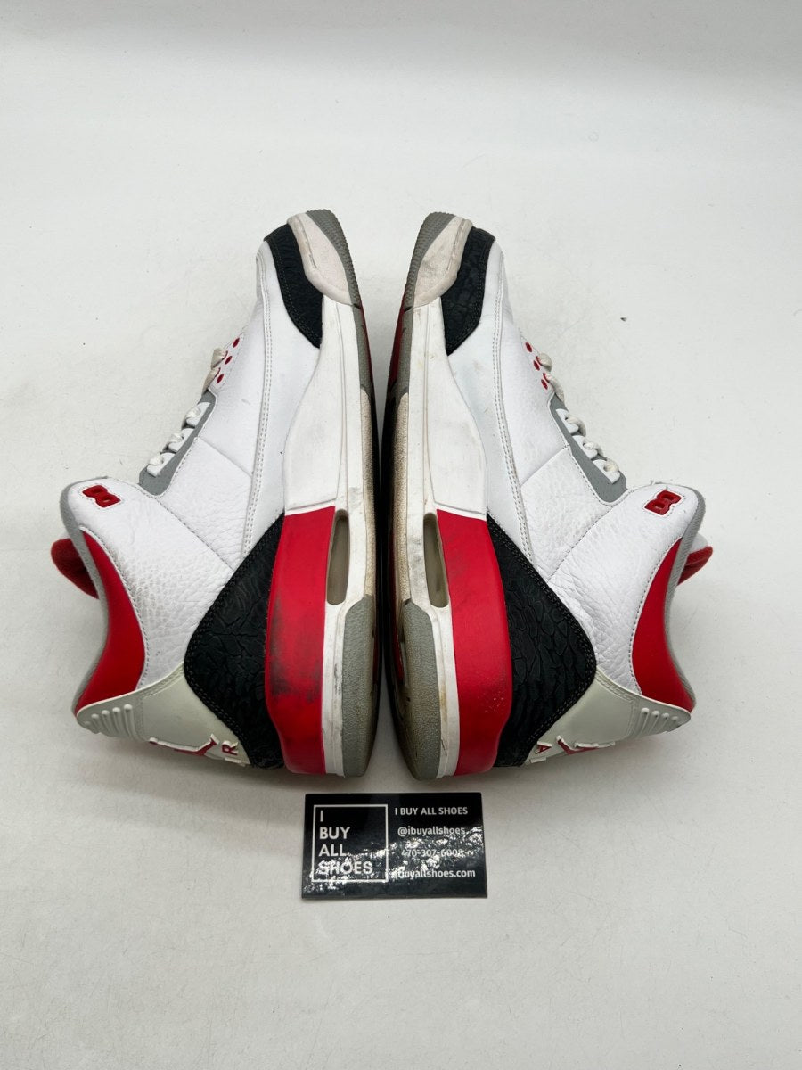 Jordan 3 Retro Fire Red (2013) 12 (Moderately Worn Pre-Owned) - Image 6