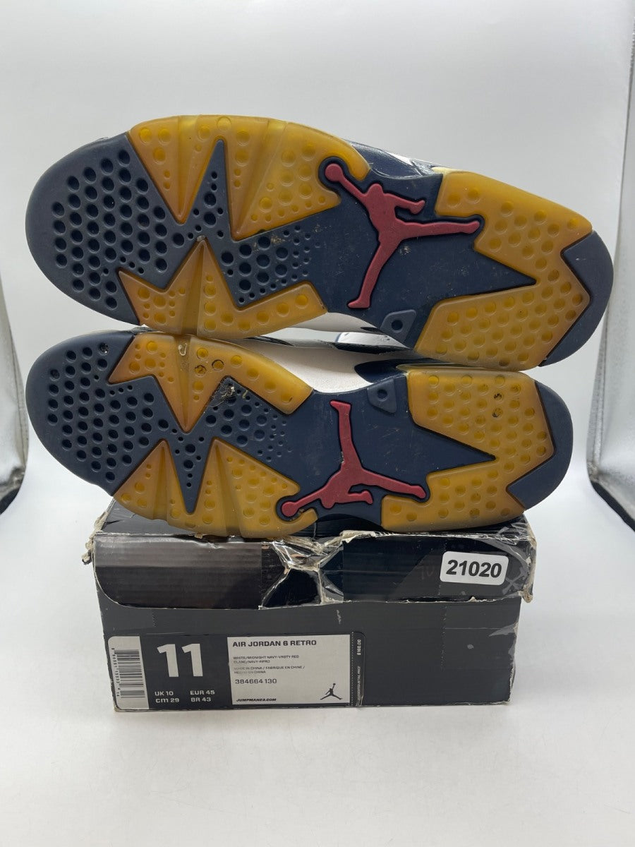 Jordan 6 Retro Olympic London (2012) 11 (Moderately Worn Pre-Owned) - Image 7