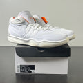 Nike Air Zoom GT Hustle 2 White Sail 12 (Lightly Worn Pre-Owned)NikeWhite/Sail/Safety Orange/White - Image 1
