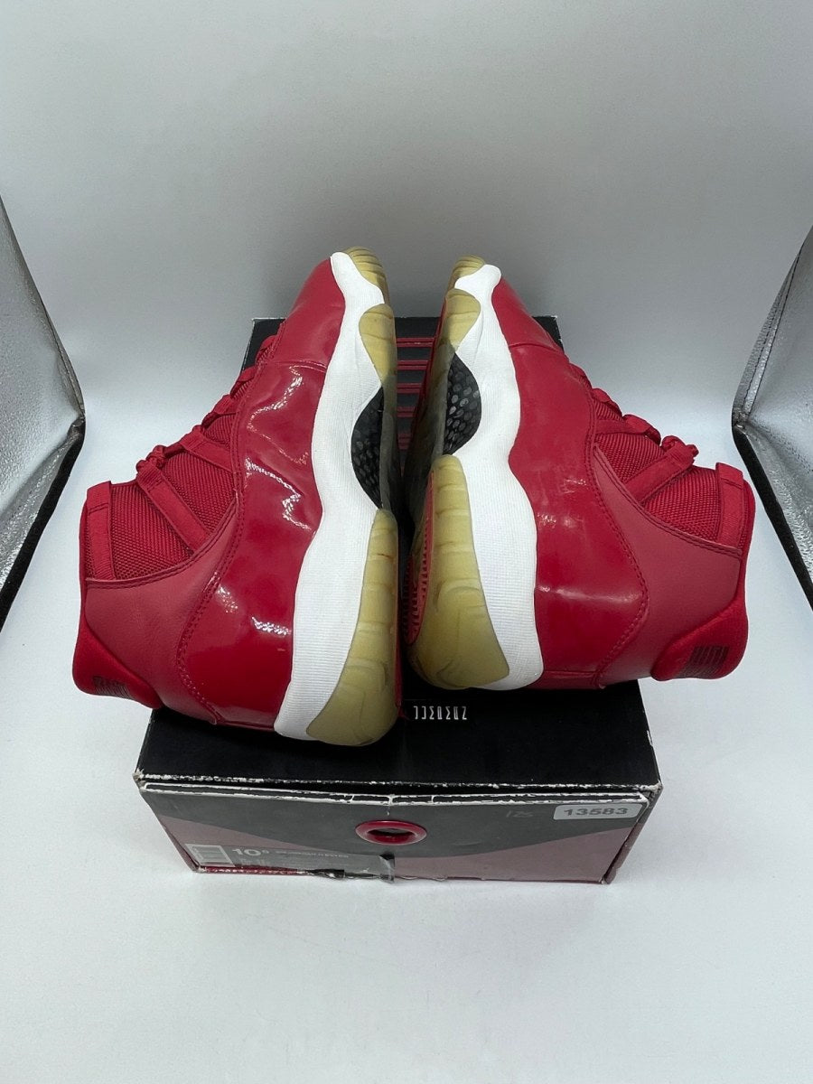 Jordan 11 Retro Win Like 96 10.5 (Moderately Worn Pre-Owned)JordanGym Red/Black-White - Image 6