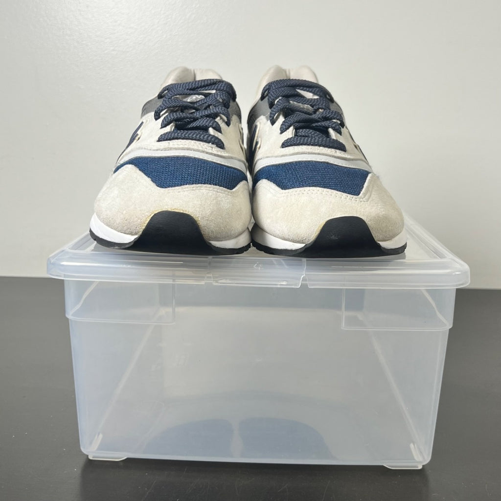 New Balance 997 J. Crew Moonshot 11 (Moderately Worn Pre-Owned)New BalanceTan/Navy - Image 2