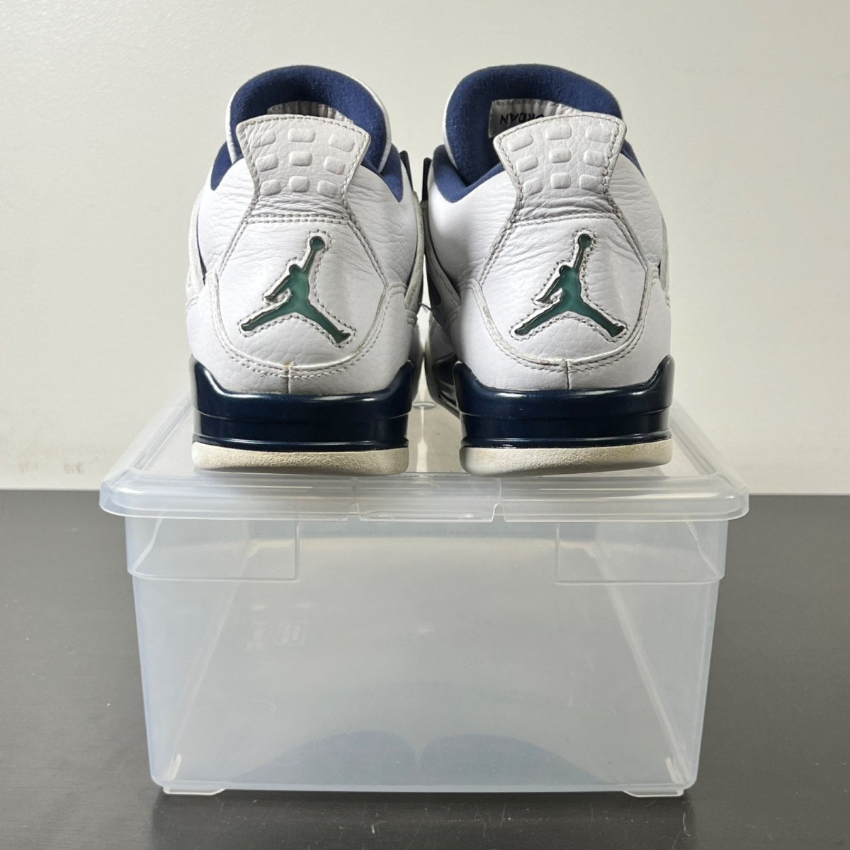 Jordan 4 Retro Columbia (2015) 10.5 (Lightly Worn Pre-Owned)JordanWhite/Legend Blue-Midnight Navy - Image 6