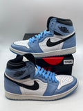 Jordan 1 Retro High OG University Blue 10 (Moderately Worn Pre-Owned)JordanWhite/University Blue-Black - Image 1