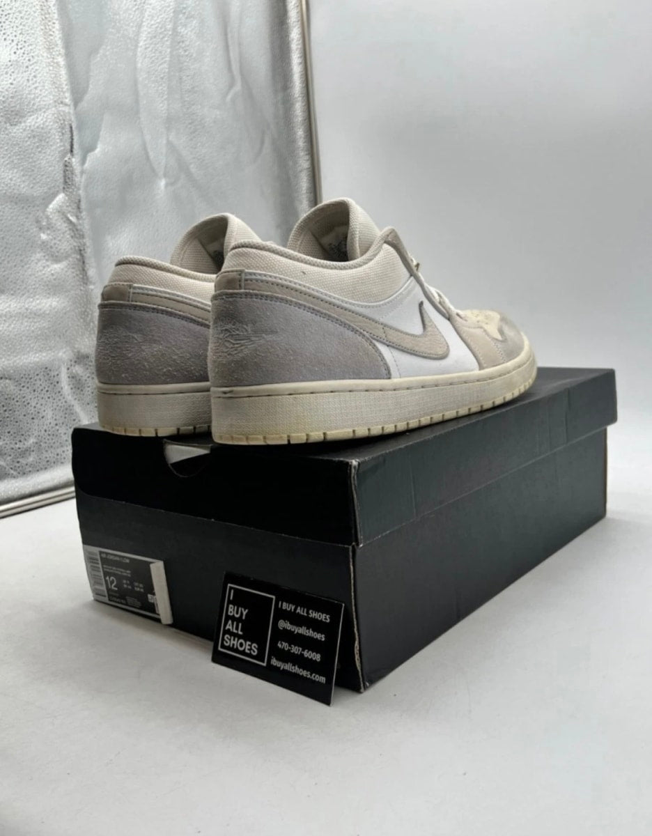 Jordan 1 Low Paris 12 (Heavily Worn Pre-Owned)JordanWhite/Sky Grey-Football Grey - Image 5