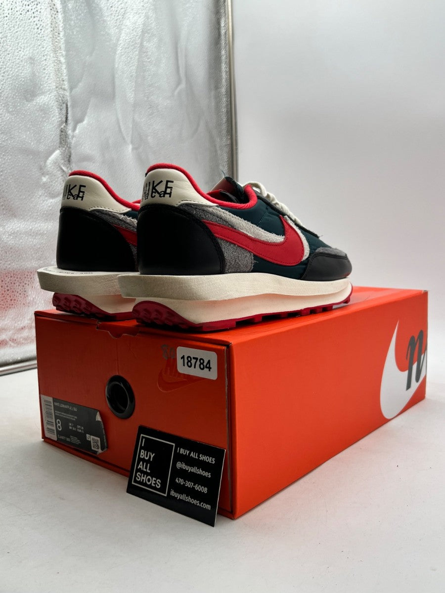 Nike LD Waffle sacai Undercover Midnight Spruce University Red 8 (Lightly Worn Pre-Owned) - Image 5