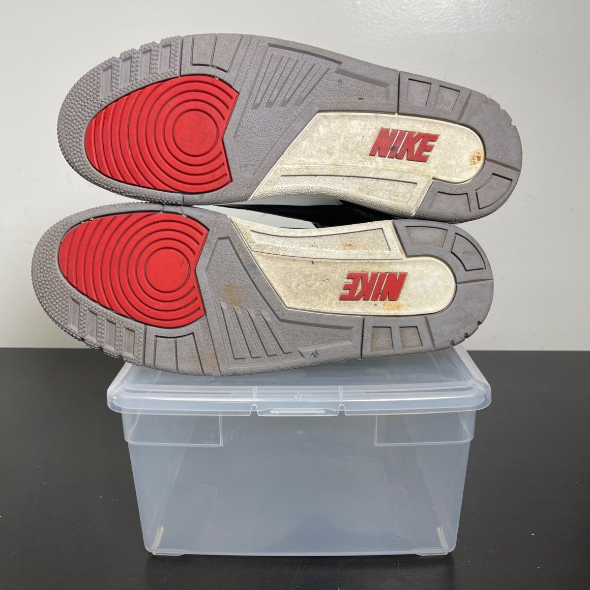 Jordan 3 Retro OG Black Cement (2024) 13 (Moderately Worn Pre-Owned)JordanBlack/Fire Red/Cement Grey/Sail - Image 5