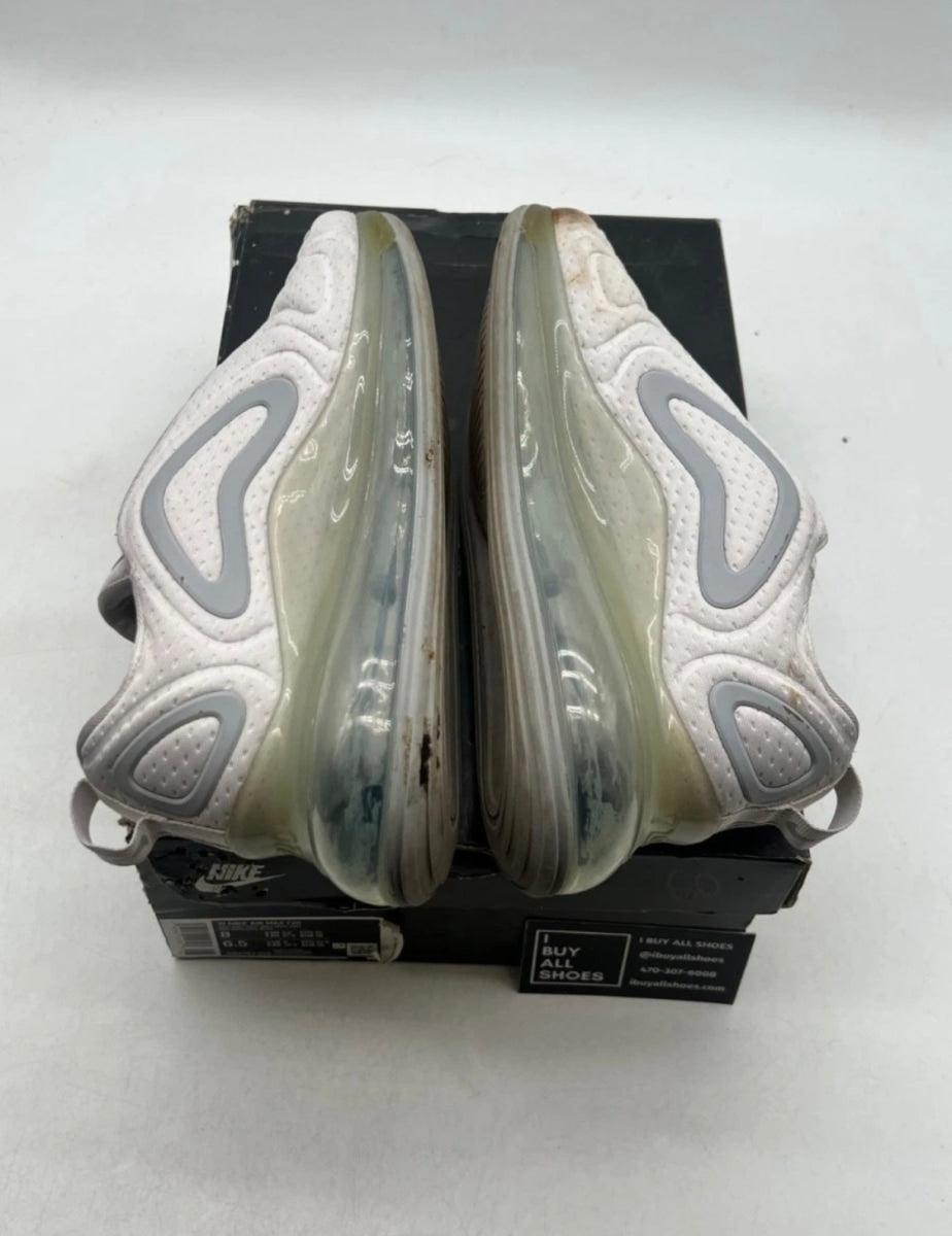 Nike Air Max 720 Grey Mesh (Women's) 8W (Heavily Worn Pre-Owned)NikeVast Grey/Wolf Grey-Vast Grey - Image 9