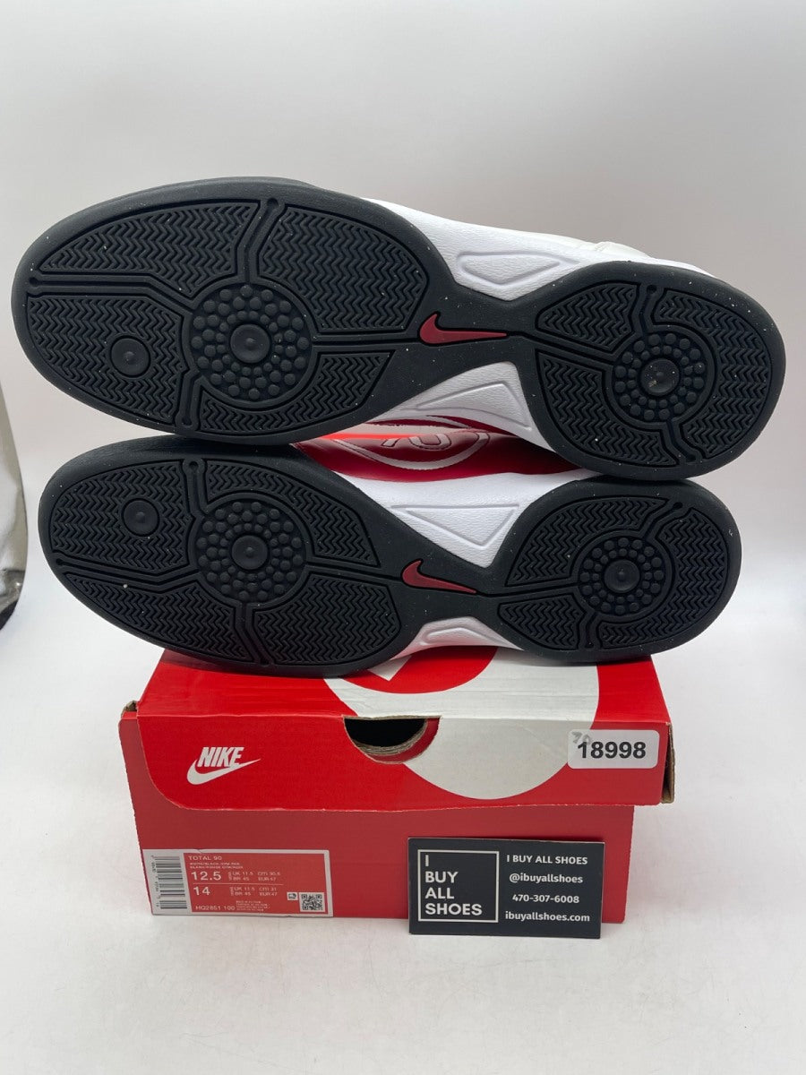 Nike Total 90 3 White Gym Red 12.5 (Moderately Worn Pre-Owned) - Image 7