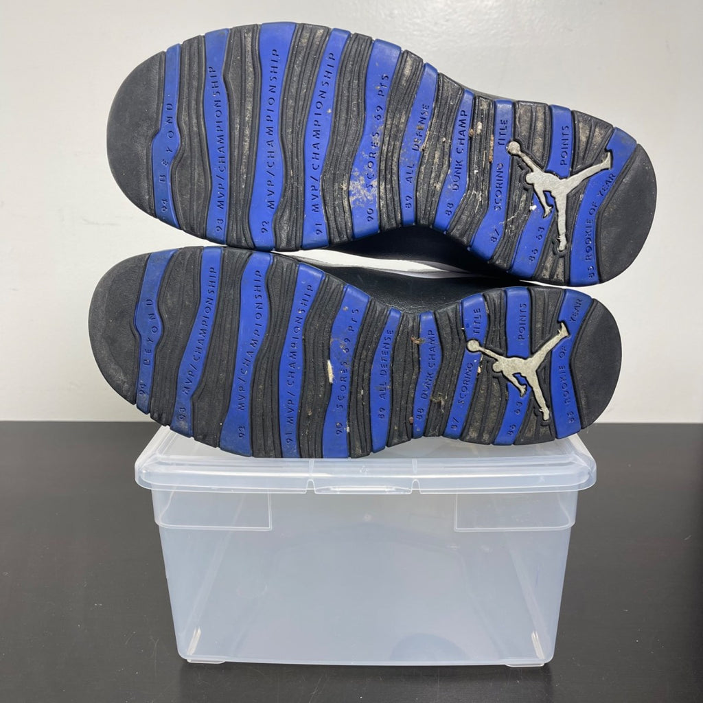 Jordan 10 Retro Orlando 9.5 (Moderately Worn Pre-Owned)JordanWhite/Black-Royal-Metallic Silver - Image 5