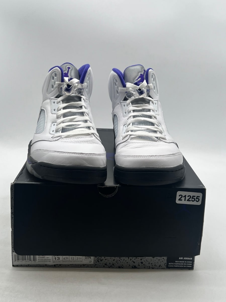 Jordan 5 Retro Dark Concord 13 (Lightly Worn Pre-Owned) - Image 2