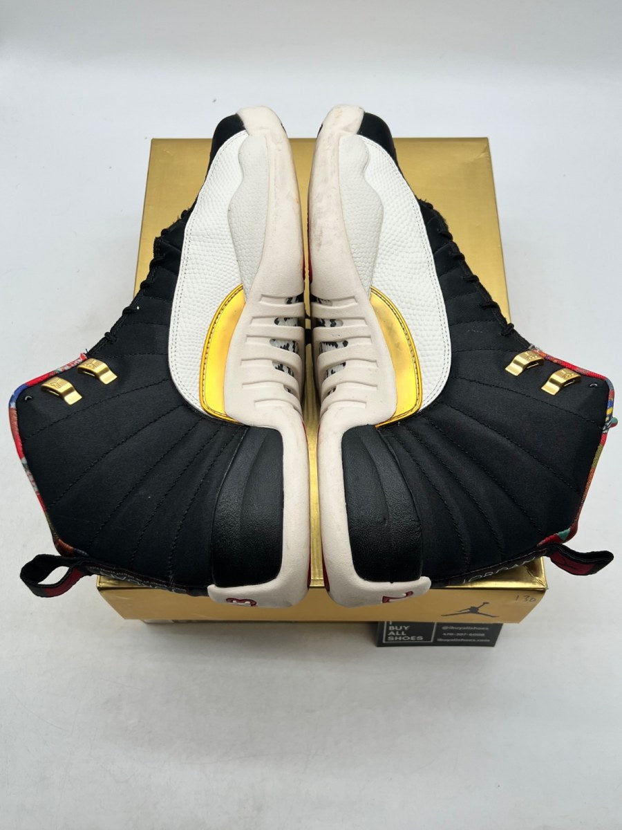 Jordan 12 Retro Chinese New Year (2019) 13 (Moderately Worn Pre-Owned) - Image 7