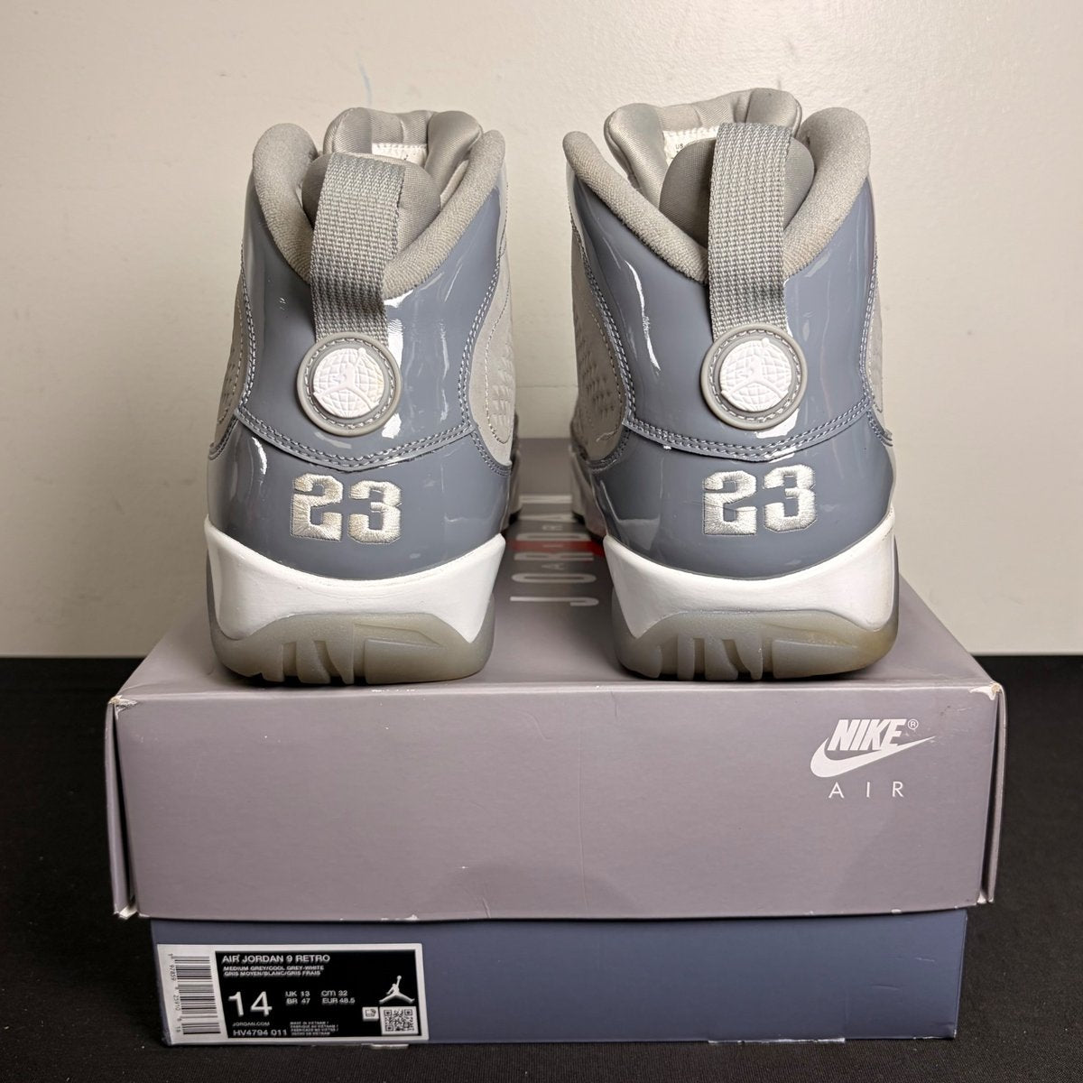 Jordan 9 Retro Cool Grey (2025) (Size 14) - aux