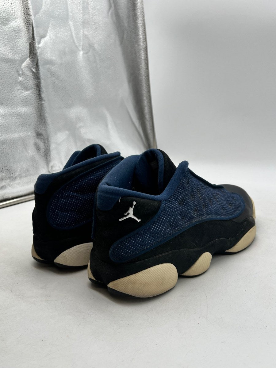 Jordan 13 Retro Low Brave Blue 12 (Heavily Worn Pre-Owned)JordanBrave Blue/Metallic Silver-Black - Image 3