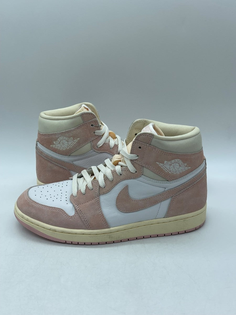 Jordan 1 Retro High OG Washed Pink (Women's) 10.5W (Moderately Worn Pre-Owned)JordanAtmosphere/White/Muslin/Sail - Image 1