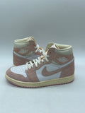 Jordan 1 Retro High OG Washed Pink (Women's) 10.5W (Moderately Worn Pre-Owned)JordanAtmosphere/White/Muslin/Sail - Image 1
