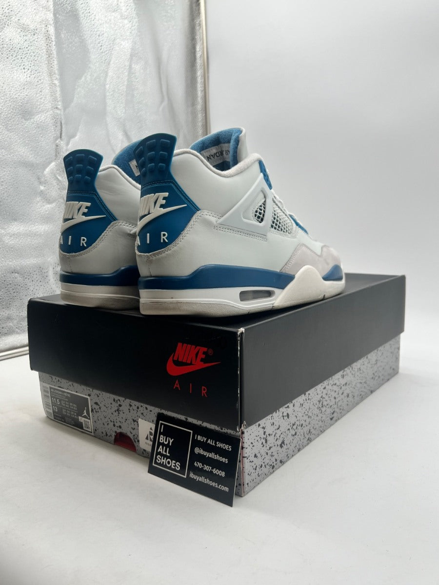 Jordan 4 Retro Military Blue (2024) 11.5 (Moderately Worn Pre-Owned) - Image 5