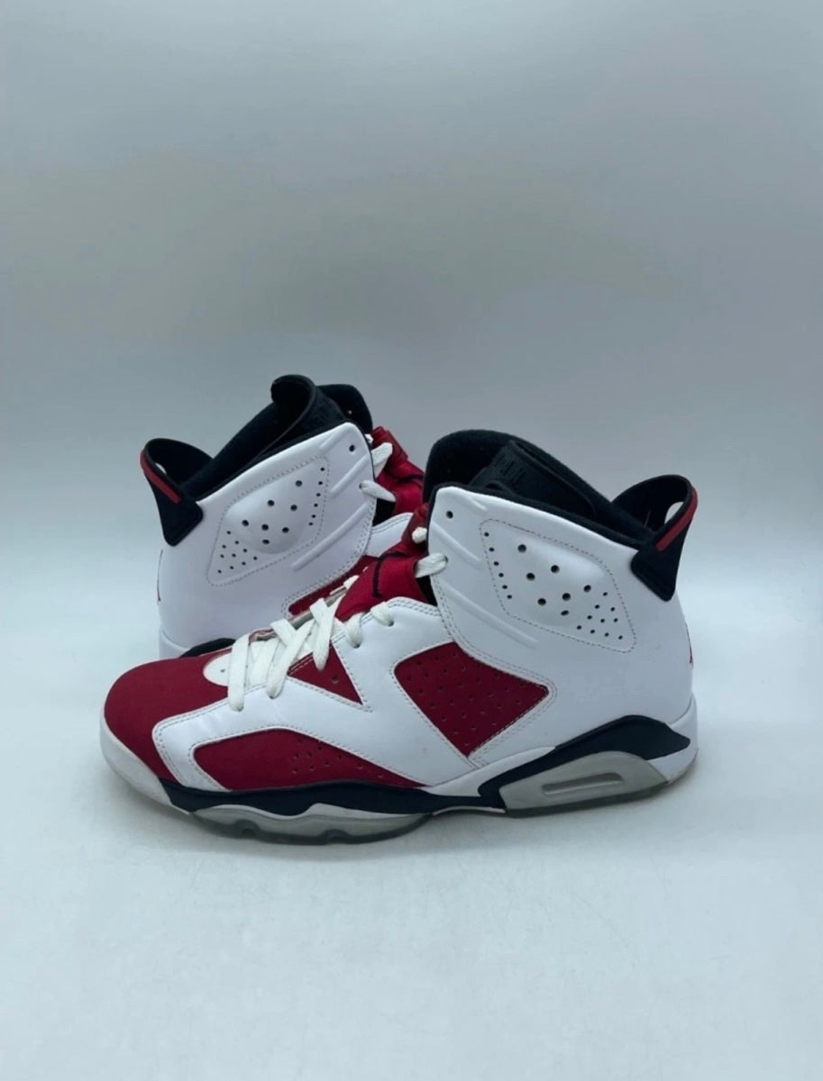 Jordan 6 Retro Carmine (2014) 10.5 (Lightly Worn Pre-Owned)JordanWhite/Carmine-Black - Image 1