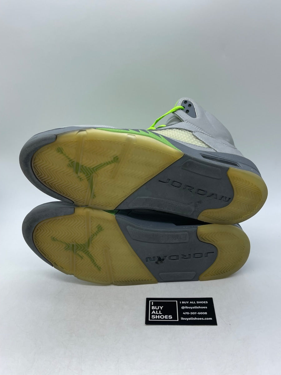 Jordan 5 Retro Green Bean 12 (Heavily Worn Pre-Owned) - Image 7