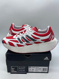 adidas Adizero Aruku White Pure Ruby 9 (Moderately Worn Pre-Owned) - Image 1