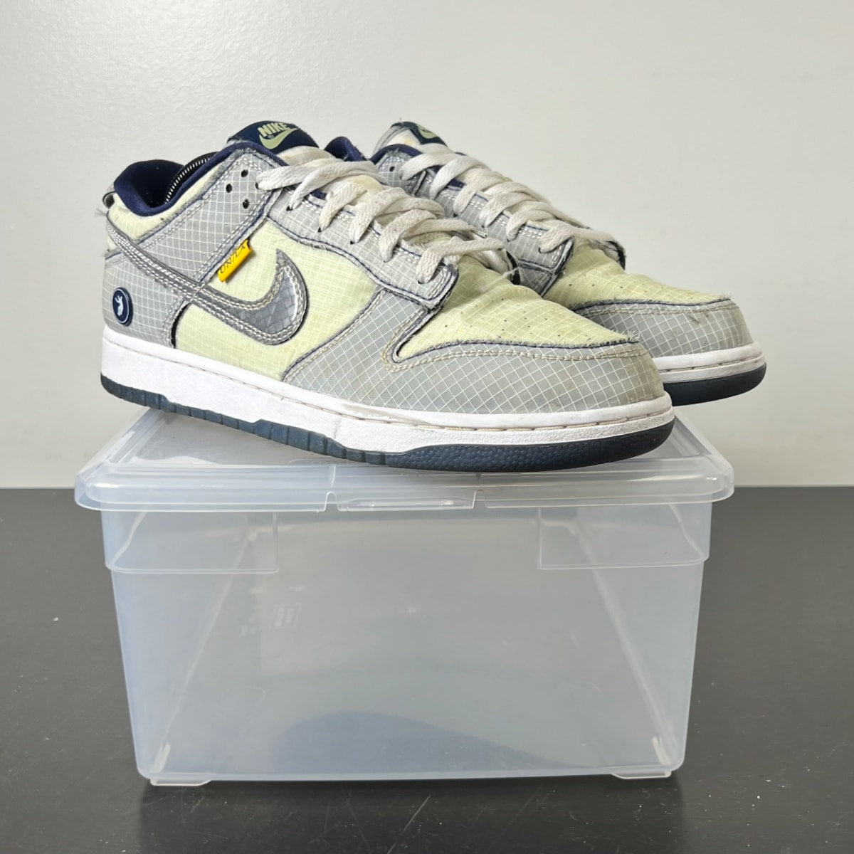 Nike Dunk Low Union Passport Pack Pistachio 9.5 (Heavily Worn Pre-Owned)NikeMidnight Navy/Marine Minuit - Image 1