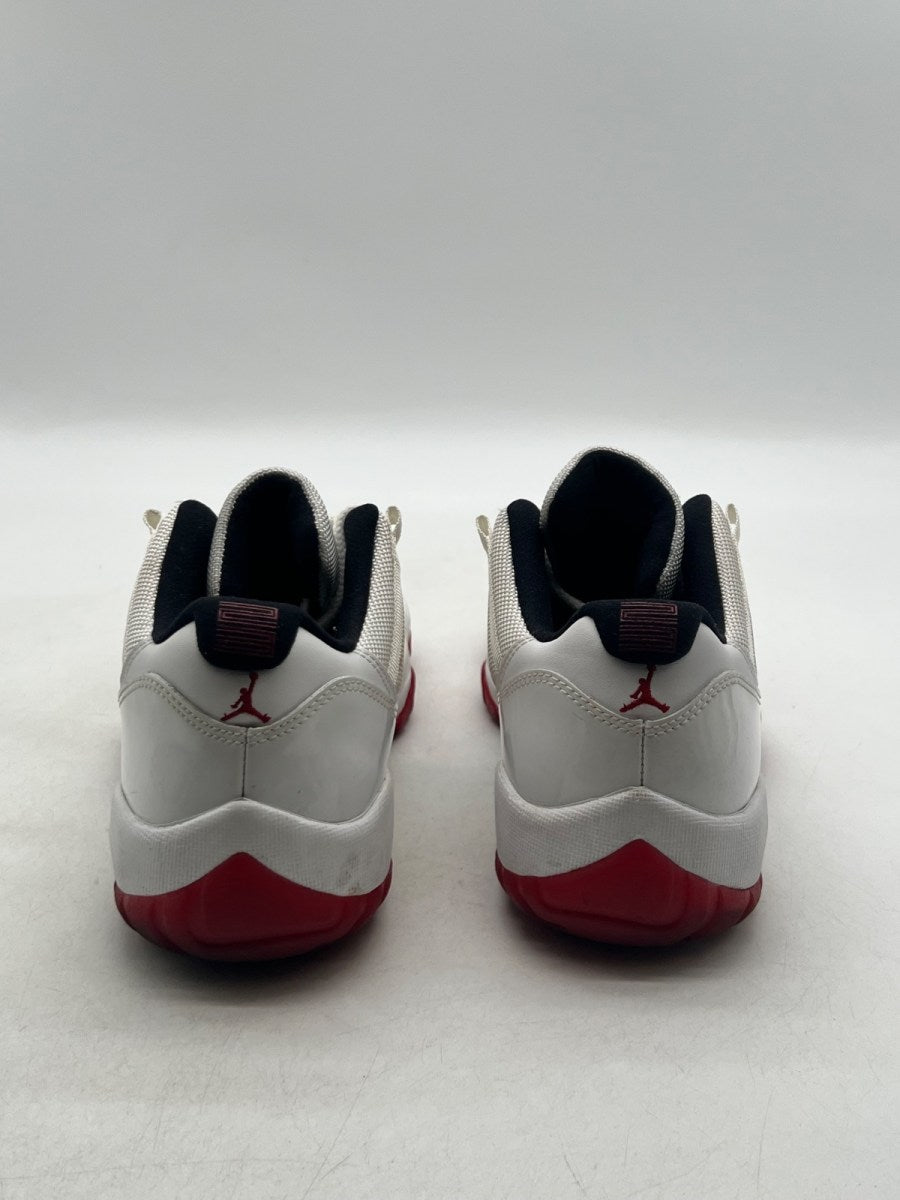 Jordan 11 Retro Low White Red (2012) 9 (Heavily Worn Pre-Owned) - Image 5