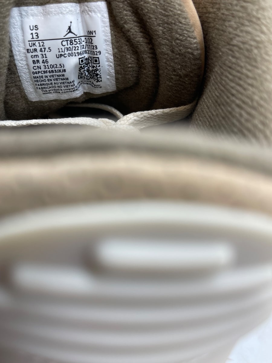 Jordan 3 Retro Palomino 13 (Moderately Worn Pre-Owned) - Image 8