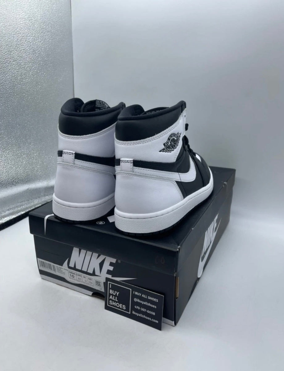 Jordan 1 Retro High OG Black White 10 (Lightly Worn Pre-Owned)JordanBlack/White/White - Image 3