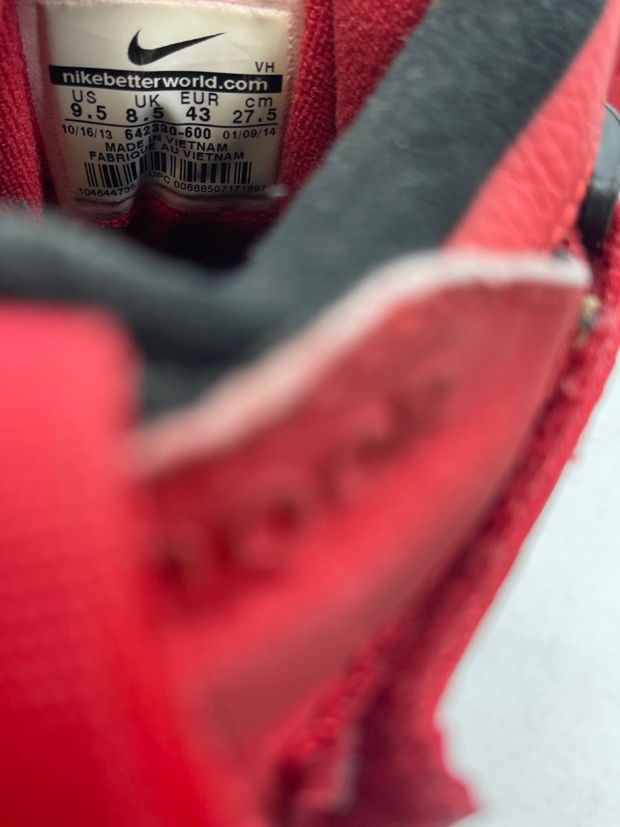 Nike Air Raid University Red Black 9.5 (Heavily Worn Pre-Owned) - Image 8