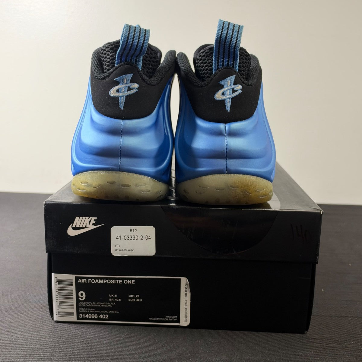 Nike Air Foamposite One University Blue (Size 9) - Image 5